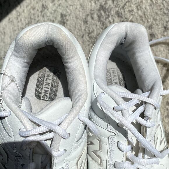 New balance abzorb 577 ww577wt made in USA size 9 white sneakers laced low top - Picture 5 of 9